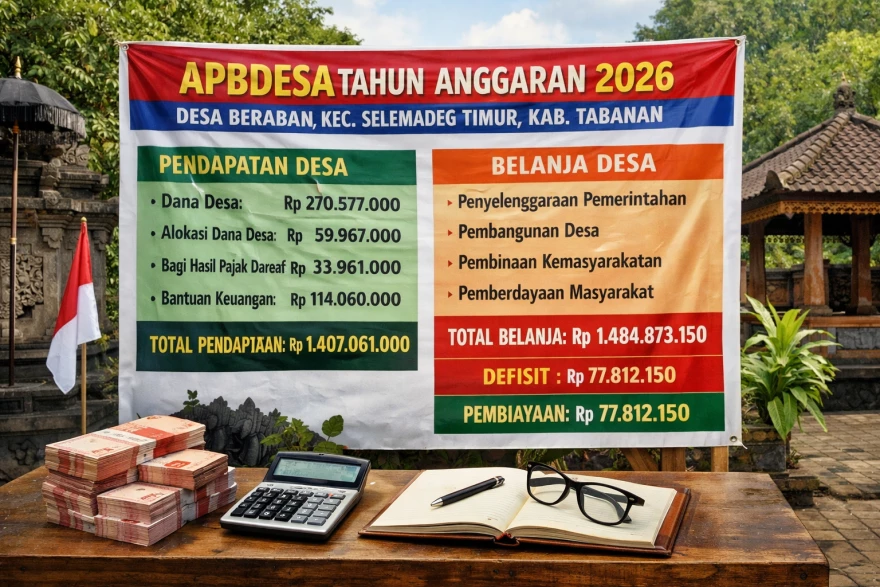 Transparansi Anggaran, Pemerintah Desa Publikasikan APBDes 2026 Kepada Masyarakat