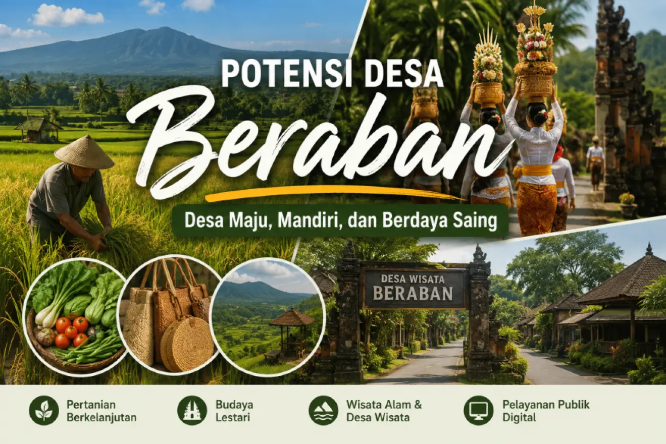 Potensi Desa Beraban Selemadeg Timur Menjadi Modal Pengembangan Ekonomi dan Pariwisata